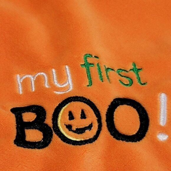 Baby Starters Halloween Lovey Rattle Security Blanket Bear My first Boo - Picture 4 of 12